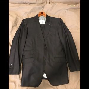 MENS Custom Navy 2 piece suit 40reg